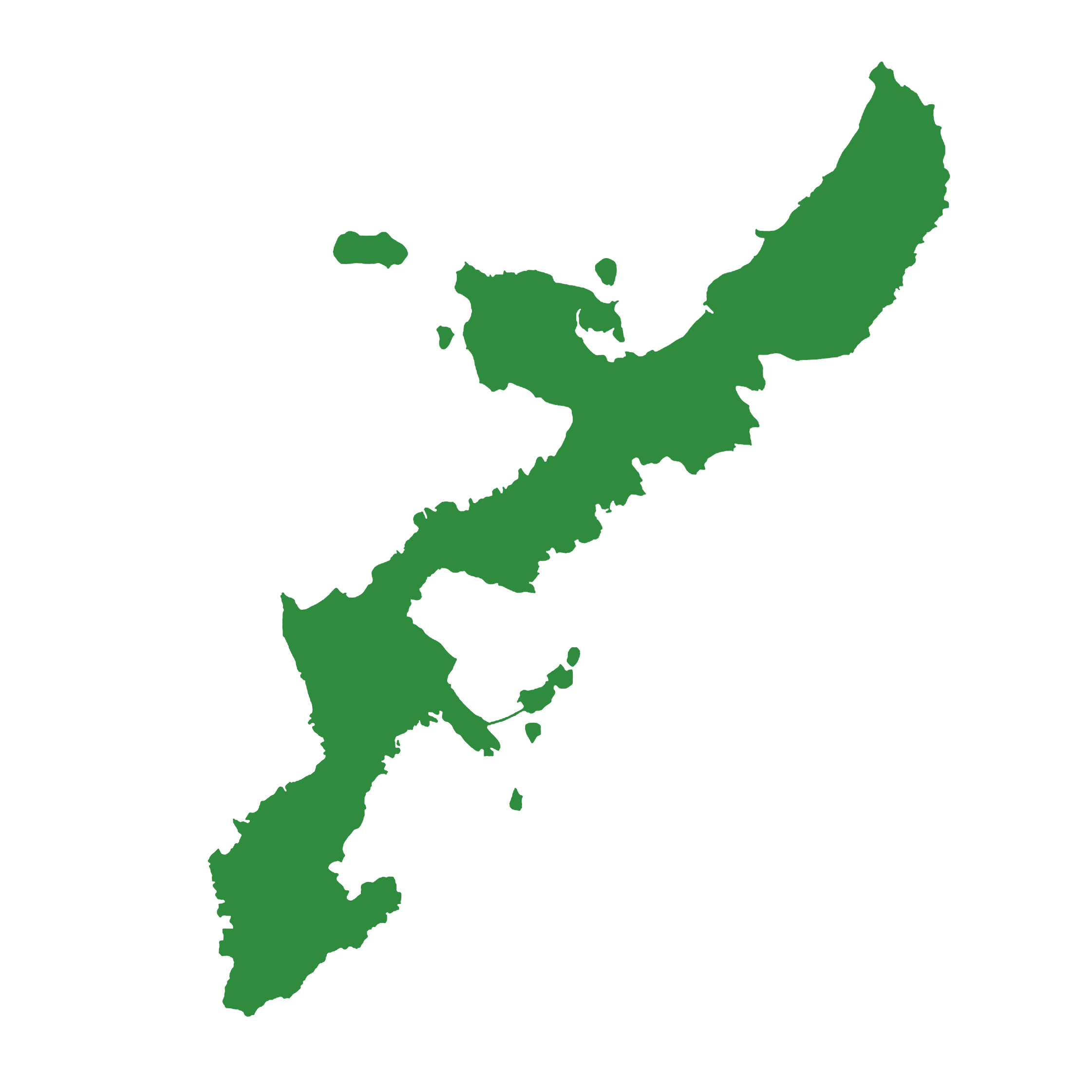沖縄本島対応エリアマップ